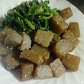 とうふっこ's cooksnap of when they made こんにゃく〓めんつゆ炒め煮ごま風味～.
