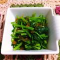 さくらごはん。's cooksnap of when they made ほうれん草と三つ葉のトビッコおひたし.