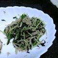 風はな's cooksnap of when they made 水菜と切り干し大根の柚子胡椒サラダ.