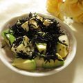 miyuki12's cooksnap of when they made アボカドと豆腐とひじきのわさび醤油あえ.