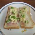 よちりん's cooksnap of when they made ベーコン×新玉葱×枝豆の和トースト.