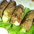 のんちゃんちいちゃん's cooksnap of when they made 相性抜群！　牛肉の　長芋巻き　.