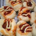 junjunさん's cooksnap of when they made かわいい！双子コロッケパン.