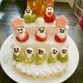 ﾁｴﾘｰﾅ's cooksnap of when they made なんちゃって！ひな祭りケーキ♪手抜き編.