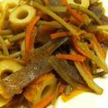 sckkmkr's cooksnap of when they made ごぼうとちくわの炒め煮.
