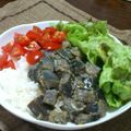 hitoes's cooksnap of when they made 無国籍カフェ　和風なすご飯。.