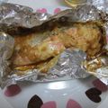 けちょんり's cooksnap of when they made 鮭のホイル焼き味噌マヨネーズ.