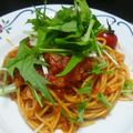 なかまなな's cooksnap of when they made まろやかトマトソースのスパゲティー.