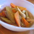 hitkat's cooksnap of when they made やわらか～なふきとお揚げの炒め煮.