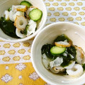 ヌーシ's cooksnap of when they made 胡麻油香る☆竹輪とワカメのみぞれ和え.