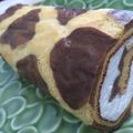 メッシ☆メッシ's cooksnap of when they made キリン柄のキャラメルアップルロールケーキ.