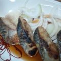 Nina1027's cooksnap of when they made さばと玉ねぎの酢醤油かけ.