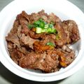 Jock's cooksnap of when they made 生姜入り牛肉佃煮★.
