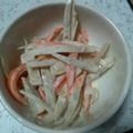 ７２３'s cooksnap of when they made 我が家の定番ゴボウサラダ.