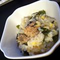 marianon's cooksnap of when they made ♡わかめ卵雑炊♡さっぱりごまポン酢ダレで.
