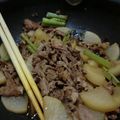 fuwamocos's cooksnap of when they made 簡単☆牛肉と大根の韓国どんぶり＆スープ.