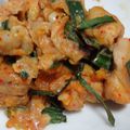 samezame's cooksnap of when they made ちょい辛、キムチ唐揚げ（オーブン焼き）.