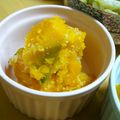 cafe-cafe's cooksnap of when they made お弁当に★即効★カボチャのクリチ和え～.