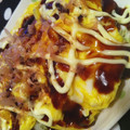 るる919's cooksnap of when they made 簡単☆お好み焼き風ふわふわ卵のせキャベツ.