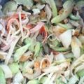paq8703's cooksnap of when they made セロリとちくわのツナサラダ.