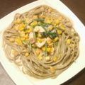 うらともこ's cooksnap of when they made シチューの素でお手軽♪クリームパスタ.