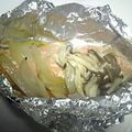 ueming's cooksnap of when they made サーモンのホイル焼き.