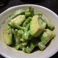 たなか家's cooksnap of when they made 山菜ミズとアボカドのピリッと和え.