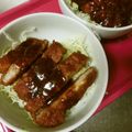 ももうふ's cooksnap of when they made 【農家のレシピ】ソースカツ丼.