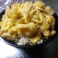 mizukane's cooksnap of when they made 白だしと油揚げの玉子丼.