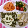 るらちゃん's cooksnap of when they made コーンにこんちわ♡ほうれん草.