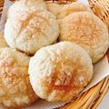 papikun's cooksnap of when they made かんたん材料でメロンパン（卵乳不使用）！.
