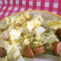 dorafan's cooksnap of when they made ふわふわ卵とキャベツの炒め物.