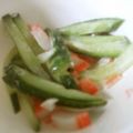 dorafan's cooksnap of when they made きゅうりとカニかまのサラダ.