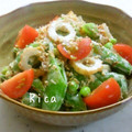 Ｒica's cooksnap of when they made ✿ちくわとスナップえんどうのおかかマヨ✿.
