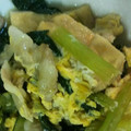 みーママさん★'s cooksnap of when they made 小松菜と豚肉の卵とじ.
