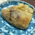 くるみかぼちゃ's cooksnap of when they made クリチ納豆おかか葱♪油揚げの焼き巾着.