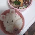 みゆ1008's cooksnap of when they made すみっコぐらし・しろくまキャラ弁.