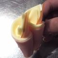 Eririringo's cooksnap of when they made お弁当の隙間おかずに！！ハムチーズ♪.