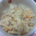 ぽんしし☆'s cooksnap of when they made ♡具は何でもOK！炊き込みご飯♡.