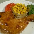 beruba's cooksnap of when they made とりももの照り焼き.