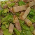nacchan73's cooksnap of when they made そら豆と ベーコンの シンプルソテー ☆.