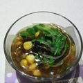 ゆみらんたん's cooksnap of when they made 貝割れ・コーン入りもずく酢.