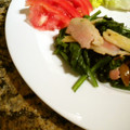 principito's cooksnap of when they made ほうれん草とベーコンの炒め.