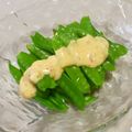 わなみ's cooksnap of when they made 絹さやをスィートチリマヨで♪.