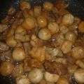 tubba's cooksnap of when they made 里芋豚バラ煮.