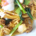 かわてを's cooksnap of when they made 小柱と小松菜のパスタ.