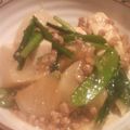 毎日おかあちゃん's cooksnap of when they made かぶと豆腐のそぼろ煮.