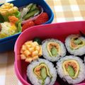 mama0831's cooksnap of when they made 恵方巻きにも♪鮭フレークで太巻き.