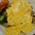 ななに373's cooksnap of when they made 残りものリメイク☆ひじきの和風オムライス.