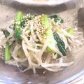 リンリン☆☆☆'s cooksnap of when they made モヤシと小松菜のナムル.
